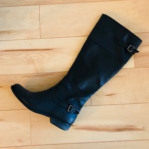 Mia ‘Ariana’ black knee high riding boot